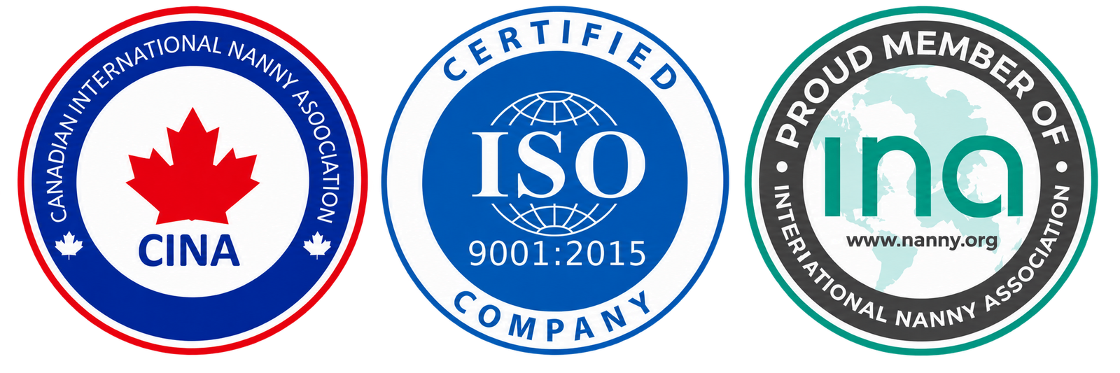 Institute association and certification logos